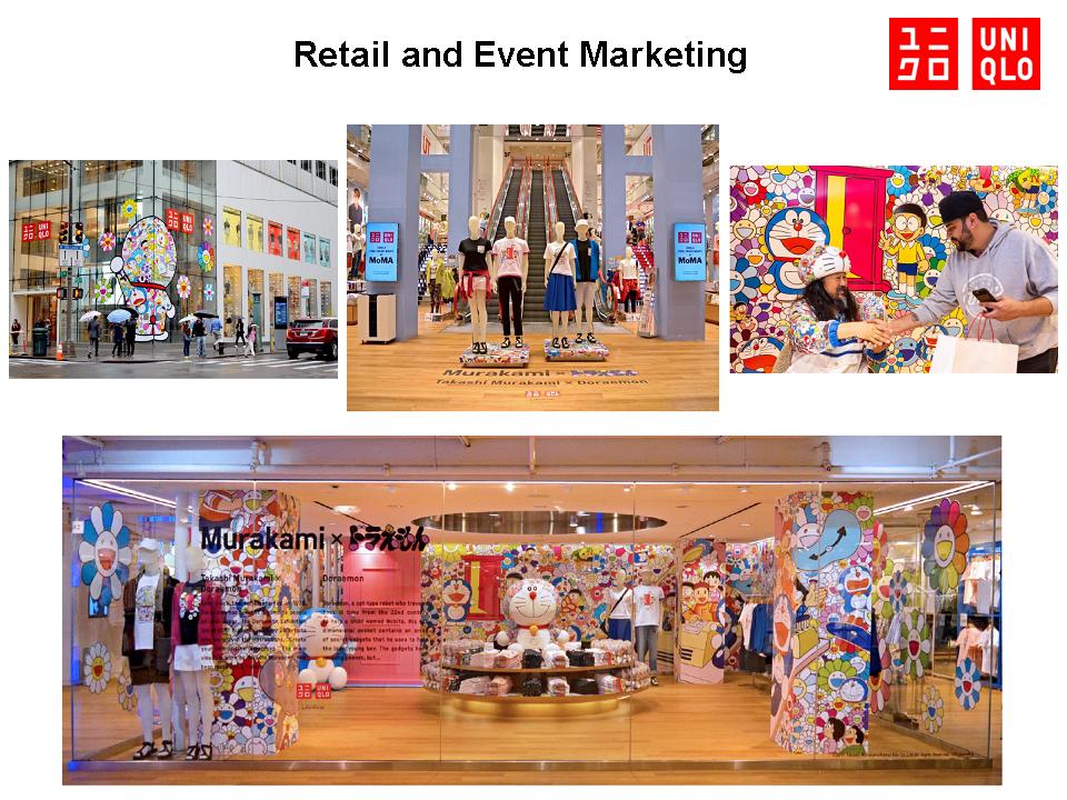 Uniqlo Retail and event marketing